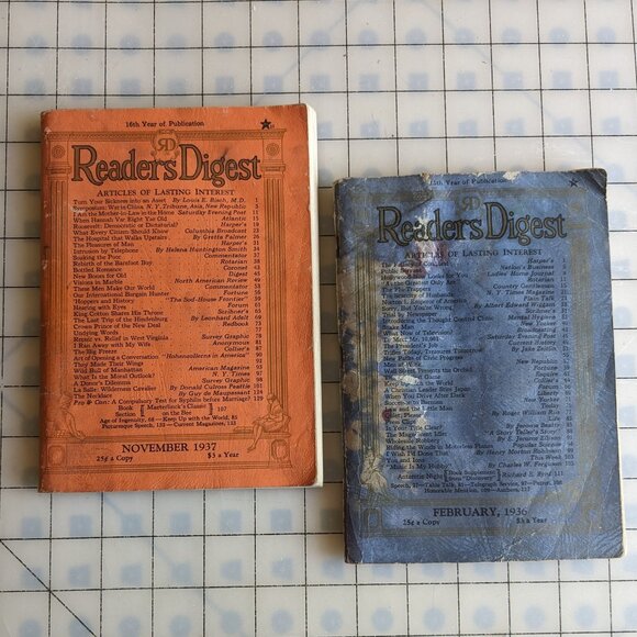 readers-digest-other-antique-readers-digest-set-936-1937-poshmark